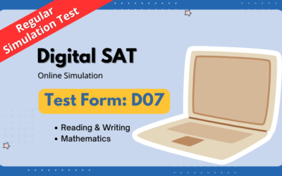 Regular SAT Simulation Test D07 (1 December 2024)