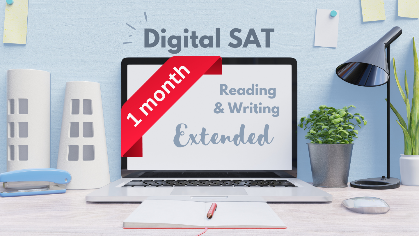 SAT Reading Writing Extended 1 month