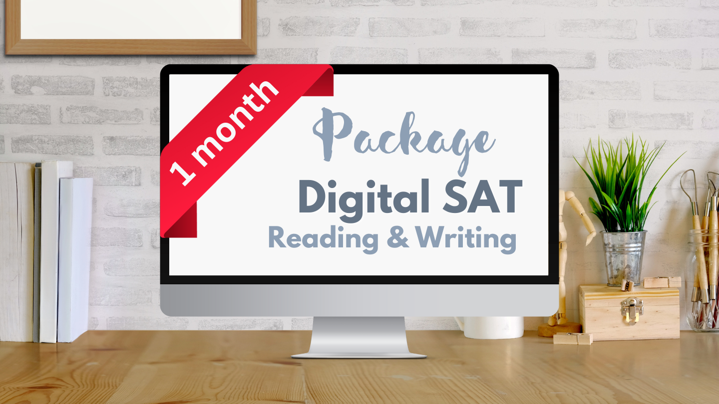 SAT Reading Writing Package 1 month