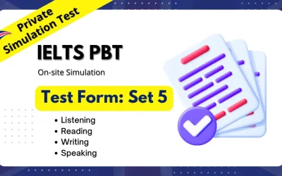 Private IELTS SIM Paper-based Set 5 (Speaking)